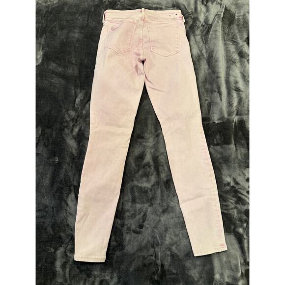 Gap Jeans Womens 4x27XL Pink Universal Legging High Rise Stretch Denim Pants - Picture 13 of 14